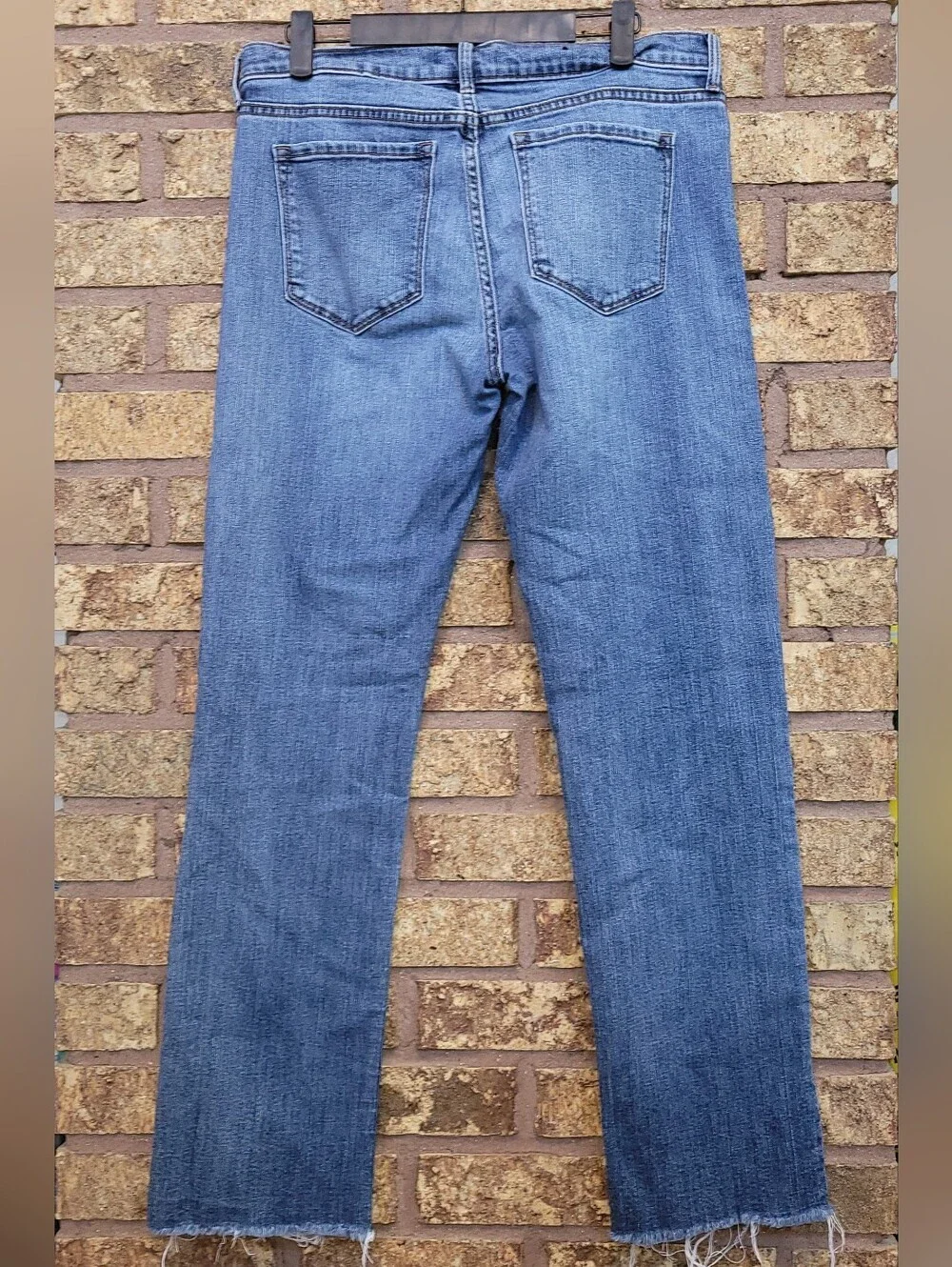 Banana Republic Girlfriend Cotton Stretch Raw Hem Denim Jeans Size 29